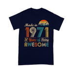 Vintage 1971 Made in 1971 50th birthday 50 years old Gift Birthday Shirt For 50th Birthday Shirt mens vintage 1971 t shirt - Scotstee Shop