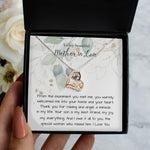 Mother-In-Law Necklace, Best Mother In Law Birthday Necklace, To My Mother In Law Necklace Forever Love Necklace