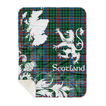 Sherpa Blanket - Tartan Blanket Thistle and Lion Scottish Clan Byres Plaid Blanket, plaid sherpa blanket queen,purple sherpa blanket,queen sherpa blanket,queen size sherpa blanket,red sherpa blanket,scottish tartan blankets,sherpa blanket,sherpa christmas blanket