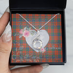 Rising Phoenix Necklace - Valentine Necklace Clan Robertson Ancient Tartan Gift for Girlfriend, Gift for My Wife Rising Phoenix Necklace