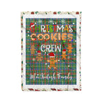 Personalized Gift Tartan Plaid Blanket Clan MacKintosh Hunting With Christmas Cookie Baking Crew Christmas Gift Blanket, Plaid Blanket, Christmas Fleece Blanket, Christmas Blanket, Tartan Blanket, Scottish Blanket, Scotland Blanket, Family Name Blanket, Custom Blanket, Personalized Blanket