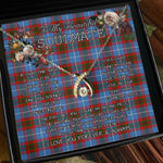 To My Beautiful Soulmate Necklace In Your Eyes I Have Found My Home Clan Skirving Tartan Wishbone Dancing Necklace