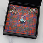 Sea Turtle Necklace To My Beautiful Soulmate Necklace In Your Eyes I Have Found My Home Clan MacRae Ancient Tartan Blue Turtle Necklace