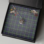 To My Beautiful Soulmate Necklace In Your Eyes I Have Found My Home Clan Campbell Argyll Modern Tartan Crown Pendant Necklace