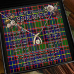 To My Beautiful Soulmate Necklace In Your Eyes I Have Found My Home Clan Glas Tartan Wishbone Dancing Necklace