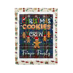Products Personalized Gift Tartan Plaid Blanket Clan Fraser Hunting Ancient With Christmas Cookie Baking Crew Christmas Gift Blanket, Plaid Blanket, Christmas Fleece Blanket, Christmas Blanket, Tartan Blanket, Scottish Blanket, Scotland Blanket, Family Name Blanket, Custom Blanket, Personalized Blanket