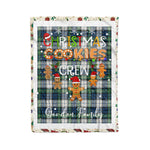 Personalized Gift Tartan Plaid Blanket Clan Gordon Dress Ancient With Christmas Cookie Baking Crew Christmas Gift Blanket, Plaid Blanket, Christmas Fleece Blanket, Christmas Blanket, Tartan Blanket, Scottish Blanket, Scotland Blanket, Family Name Blanket, Custom Blanket, Personalized Blanket