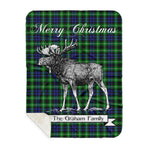 Scotstee Shop Plaid Tartan Blanket With Moose Clan Graham of Montrose Plaid Blanket, plaid blanket australia,plaid blanket canada,plaid christmas blanket,plaid fleece sherpa blanket,plaid sherpa blanket canada,plaid sherpa blanket lipstick,plaid sherpa blanket pink,plaid sherpa blanket queen