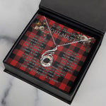 To My Beautiful Soulmate Necklace In Your Eyes I Have Found My Home Clan Rob Roy MacGregor Modern Tartan Rising Phoenix Necklace