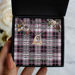 To My Beautiful Soulmate Necklace In Your Eyes I Have Found My Home Clan MacPherson Hunting Modern Tartan Forever Love Necklace