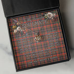 To My Beautiful Soulmate Necklace In Your Eyes I Have Found My Home Clan Cumming Weathered Tartan Crown Pendant Necklace