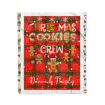 Products Personalized Gift Tartan Plaid Blanket Clan Darroch With Christmas Cookie Baking Crew Christmas Gift Blanket, Plaid Blanket, Christmas Fleece Blanket, Christmas Blanket, Tartan Blanket, Scottish Blanket, Scotland Blanket, Family Name Blanket, Custom Blanket, Personalized Blanket