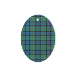 Sinclair Hunting Ancient Tartan Oval Ornaments, Christmas Tree Ornament, Plaid Christmas Ornaments, Ceramic Oval Christmas Tree Decoration, Tartan Oval Ornaments, Christmas Tree Ornament, Plaid Christmas Ornaments, Ceramic Oval Christmas Tree Decoration