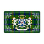 Doormat - Welcome Mat Scottish Cranstoun Hunting Clan Badge Tartan Door Mat, Plaid Doormat
