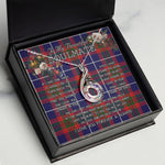 To My Beautiful Soulmate Necklace In Your Eyes I Have Found My Home Clan Pennycook Tartan Rising Phoenix Necklace