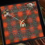 To My Beautiful Soulmate Necklace In Your Eyes I Have Found My Home Clan Crosby Tartan Wishbone Dancing Necklace