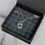 To My Beautiful Soulmate Necklace In Your Eyes I Have Found My Home Clan Alexander Tartan Rising Phoenix Necklace