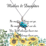 Opal Turtle Necklace - Mother Necklace - No Matter What - I Will Always Love You Mom Necklace