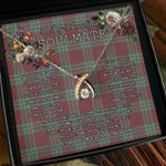 To My Beautiful Soulmate Necklace In Your Eyes I Have Found My Home Clan MacGregor Hunting Ancient Tartan Wishbone Dancing Necklace