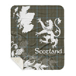 Sherpa Blanket - Tartan Blanket Thistle and Lion Scottish Clan Haig Gray Plaid Blanket, plaid sherpa blanket queen,purple sherpa blanket,queen sherpa blanket,queen size sherpa blanket,red sherpa blanket,scottish tartan blankets,sherpa blanket,sherpa christmas blanket