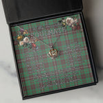 To My Beautiful Soulmate Necklace In Your Eyes I Have Found My Home Clan MacKinnon Hunting Ancient Tartan Crown Pendant Necklace