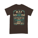 Vintage Made in MAY 1987 34nd Years Old Birthday Shirt 1987 Birthday Shirt - Scotstee Shop