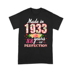 Womens Made In 1933 Design 88 Years Old 88th Birthday Gift Birthday Shirt - Scotstee Shop
