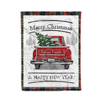 Tartan Blanket Vintage Red Truck with Christmas Tree Family Scottish Clan Fulton plaid blanket, red plaid blanket, buffalo plaid blanket, green plaid blanket, plaid fleece blanket, blue plaid blanket, red tartan blanket, tartan plaid blanket, black and white plaid blanket, , christmas plaid blanket, orange plaid blanket, tartan plaid throw blanket, pink plaid blanket, brown plaid blanket, buffalo check blanket