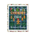 Personalized Gift Tartan Plaid Blanket Clan Urquhart Ancient With Christmas Cookie Baking Crew Christmas Gift Blanket, Plaid Blanket, Christmas Fleece Blanket, Christmas Blanket, Tartan Blanket, Scottish Blanket, Scotland Blanket, Family Name Blanket, Custom Blanket, Personalized Blanket