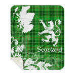 Sherpa Blanket - Tartan Blanket Thistle and Lion Scottish Clan Boyle Plaid Blanket, plaid sherpa blanket queen,purple sherpa blanket,queen sherpa blanket,queen size sherpa blanket,red sherpa blanket,scottish tartan blankets,sherpa blanket,sherpa christmas blanket