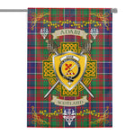 House Flag - Adam Ancient Irish Shield Celtic Cross Tartan Garden Flag St Patrick's Day Garden Flag