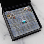 Sea Turtle Necklace To My Beautiful Soulmate Necklace In Your Eyes I Have Found My Home Clan Tweedie Tartan Blue Turtle Necklace