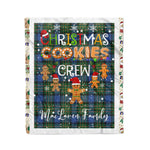 Personalized Gift Tartan Plaid Blanket Clan MacLaren Ancient With Christmas Cookie Baking Crew Christmas Gift Blanket, Plaid Blanket, Christmas Fleece Blanket, Christmas Blanket, Tartan Blanket, Scottish Blanket, Scotland Blanket, Family Name Blanket, Custom Blanket, Personalized Blanket