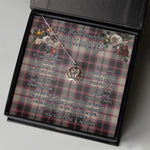 To My Beautiful Soulmate Necklace In Your Eyes I Have Found My Home Clan MacPherson Hunting Ancient Tartan Crown Pendant Necklace