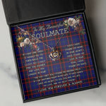 To My Beautiful Soulmate Necklace In Your Eyes I Have Found My Home Clan Wedderburn Tartan Crown Pendant Necklace