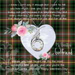 Rising Phoenix Necklace - Valentine Necklace Clan Buchanan Hunting Tartan Gift for Girlfriend, Gift for My Wife Rising Phoenix Necklace