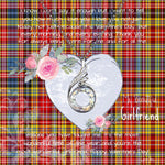 Rising Phoenix Necklace - Valentine Necklace Clan Drummond Of Strathallan Tartan Gift for Girlfriend, Gift for My Wife Rising Phoenix Necklace