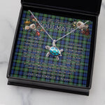 Sea Turtle Necklace To My Beautiful Soulmate Necklace In Your Eyes I Have Found My Home Clan Campbell Argyll Ancient Tartan Blue Turtle Necklace