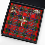 To My Beautiful Soulmate Necklace In Your Eyes I Have Found My Home Clan MacNicol Tartan Cross Dancing Necklace