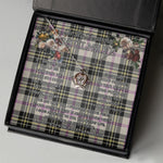 To My Beautiful Soulmate Necklace In Your Eyes I Have Found My Home Clan MacPherson Dress Ancient Tartan Crown Pendant Necklace