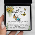 Opal Turtle Necklace - Mom Necklace, To My Mom Gift Necklace, Mother's Day Cute Gift For Mom, Mother Daughter Necklace