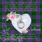 Rising Phoenix Necklace - Valentine Necklace Clan Elphinstone Tartan Gift for Girlfriend, Gift for My Wife Rising Phoenix Necklace