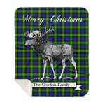 Scotstee Shop Plaid Tartan Blanket With Moose Clan Gordon Modern Plaid Blanket, plaid blanket australia,plaid blanket canada,plaid christmas blanket,plaid fleece sherpa blanket,plaid sherpa blanket canada,plaid sherpa blanket lipstick,plaid sherpa blanket pink,plaid sherpa blanket queen