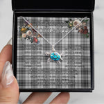Sea Turtle Necklace To My Beautiful Soulmate Necklace In Your Eyes I Have Found My Home Clan Sandilands Grey Tartan Blue Turtle Necklace, Valentine Necklace Gift for Girlfriend Clan Mitchell Ancient Tartan Sunflower Pendant Necklace, Scottish Tartan Jewelry, valentine necklace, necklace girlfriend, necklace for wife, cute necklaces for girlfriend, jewelry for girlfriend, to my soulmate necklace, to my future wife necklace