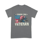 Scotstee Shop - Thank You Veteran US Flag Soldiers Vintage Men Gift 4th Of July Shirt