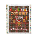 Personalized Gift Tartan Plaid Blanket Clan MacKintosh Weathered With Christmas Cookie Baking Crew Christmas Gift Blanket, Plaid Blanket, Christmas Fleece Blanket, Christmas Blanket, Tartan Blanket, Scottish Blanket, Scotland Blanket, Family Name Blanket, Custom Blanket, Personalized Blanket