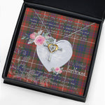 Gift For My Beautiful Girlfriend Necklace Valentine Necklace Clan Fraser Hunting Modern Tartan Cross Dancing Necklace Scottish Tartan Jewelry
