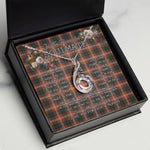 To My Beautiful Soulmate Necklace In Your Eyes I Have Found My Home Clan Ainslie Ancient Tartan Rising Phoenix Necklace