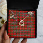 To My Beautiful Soulmate Necklace In Your Eyes I Have Found My Home Clan Prince of Rothesay Tartan Forever Love Necklace