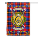 House Flag - Anstruther Irish Shield Celtic Cross Tartan Garden Flag St Patrick's Day Garden Flag